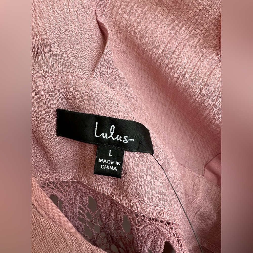 Lulus minidress, size large, mauve purple - Picture 3 of 3